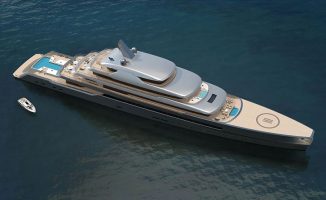Bannenberg & Rowell 111 Superyacht Concept Features Diesel-Electric Propulsion for Lower Carbon Emissions