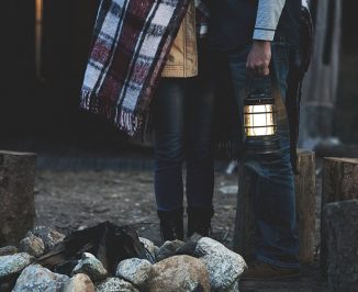 Barebones Living Forest Lantern: Beautiful Retro Modern Lantern for Your Outdoor Activities