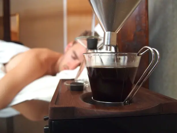 Barisieur Alarm Clock and Coffee Brewer by Joshua Renouf