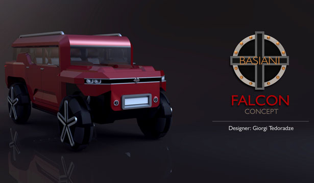 Basiani Falcon Off-Road Concept Car by Giorgi Tedoradze