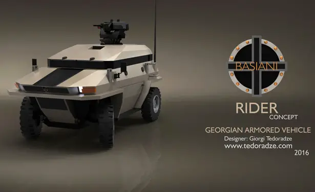 Basiani Rider High-Tech Armored Vehicle by Giorgi Tedoradze