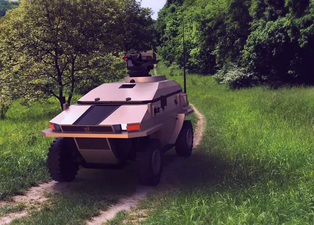 Basiani Rider High-Tech Armored Vehicle by Giorgi Tedoradze