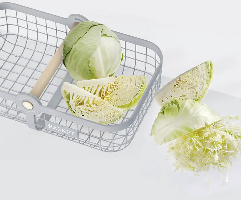 Transformable Basket Concept From Low to Tall in One Swing by Kong Li