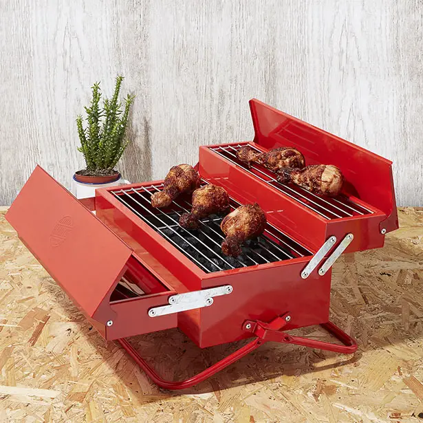 Portable BBQ Toolbox