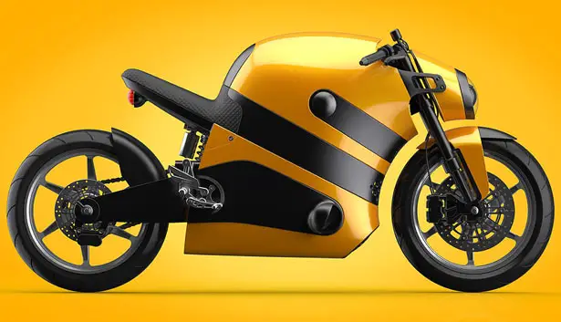 Be-e Concept Electric Motorcycle by Bez Dimitri