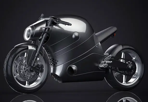 Be-e Concept Electric Motorcycle by Bez Dimitri