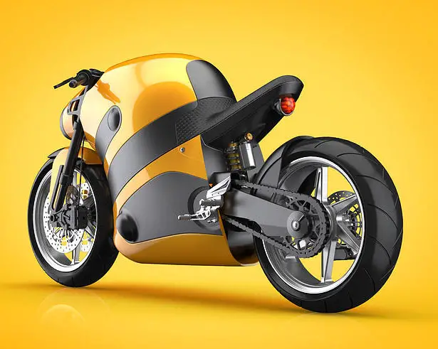 Be-e Concept Electric Motorcycle by Bez Dimitri
