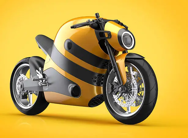 Be-e Concept Electric Motorcycle by Bez Dimitri