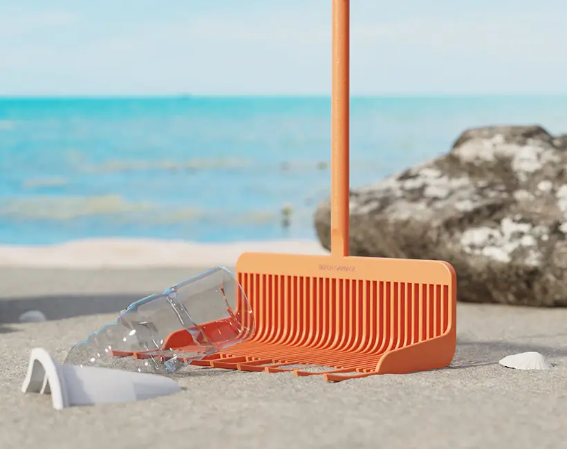 Beach Filter Broom by Califor Design Co. Ltd.