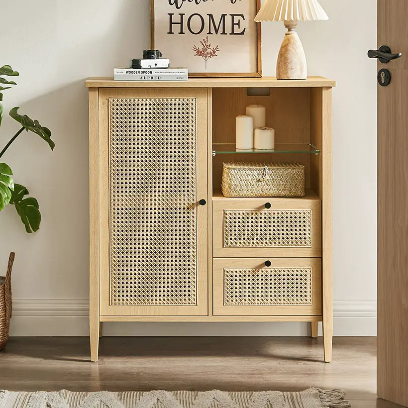 Beachcrest Home Leclair Accent Cabinet