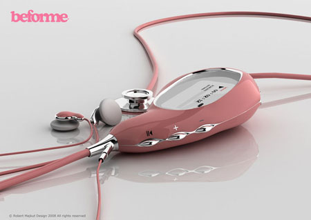 beforme stethoscope and mp3 player