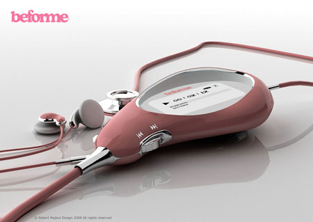 beforme stethoscope and mp3 player