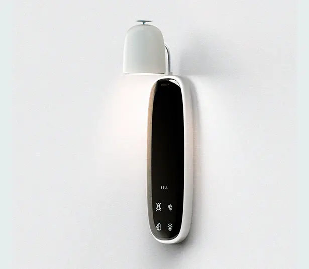 BELL Combines a Doorbell with Built-In Temperature Sensor by Dawn BYSJ, S-W K, and HyeJung Jin