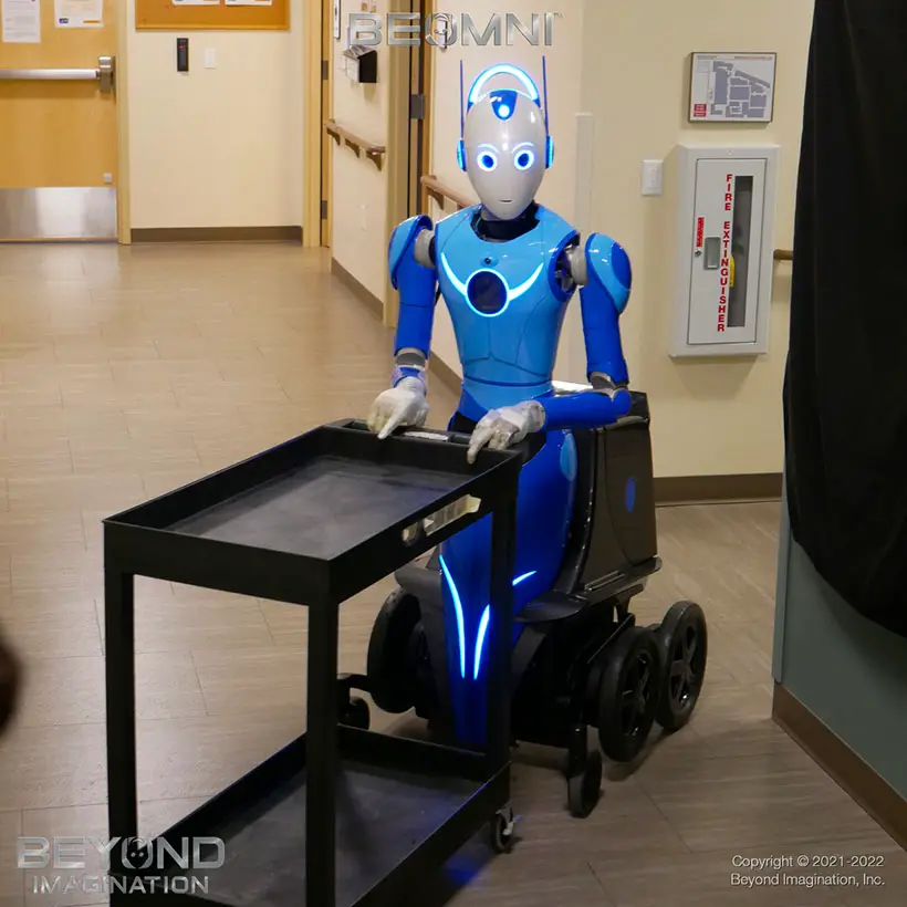 Futuristic Beomni 1.0 Humanoid Robot