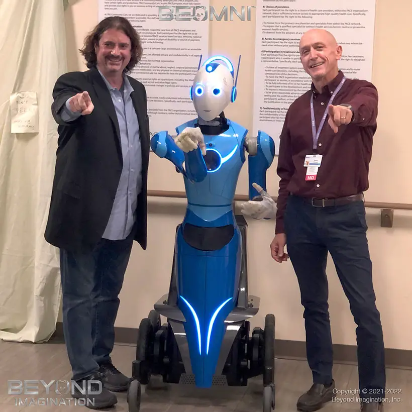 Futuristic Beomni 1.0 Humanoid Robot