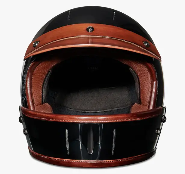 Berlutti Leather Helmet