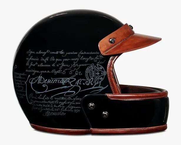 Berlutti Leather Helmet