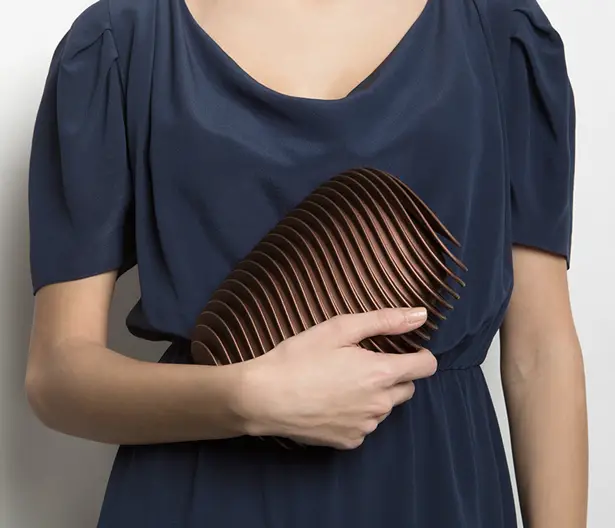 Modern and Unique Bern Clutch by Odo Fioravanti