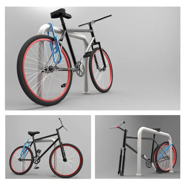 Biclip Bicycle Lock by Mohsen Darvish