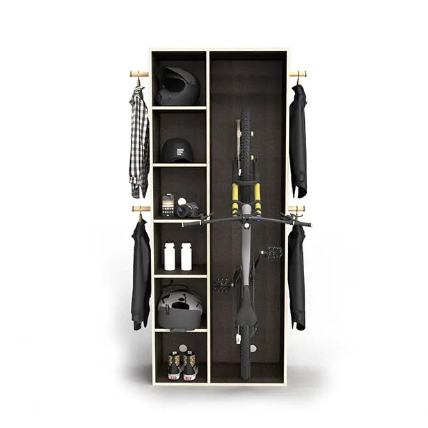 Bike Box Plex Easy - Practical Bicycle Cabinet and Storage Rack
