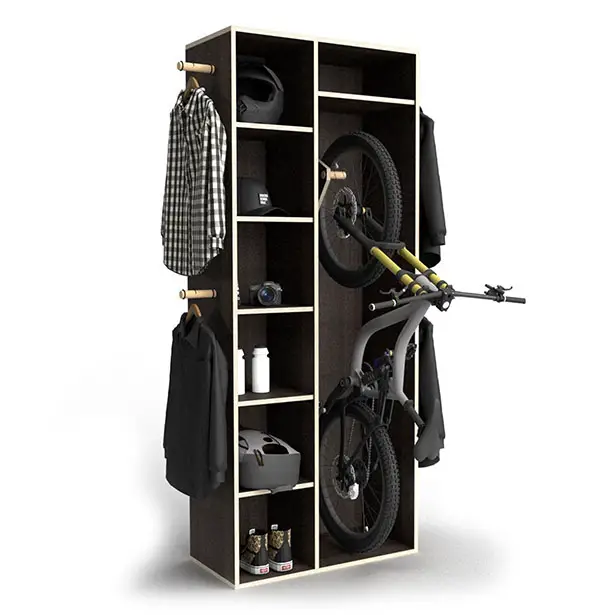 Bike Box Plex Easy - Practical Bicycle Cabinet and Storage Rack
