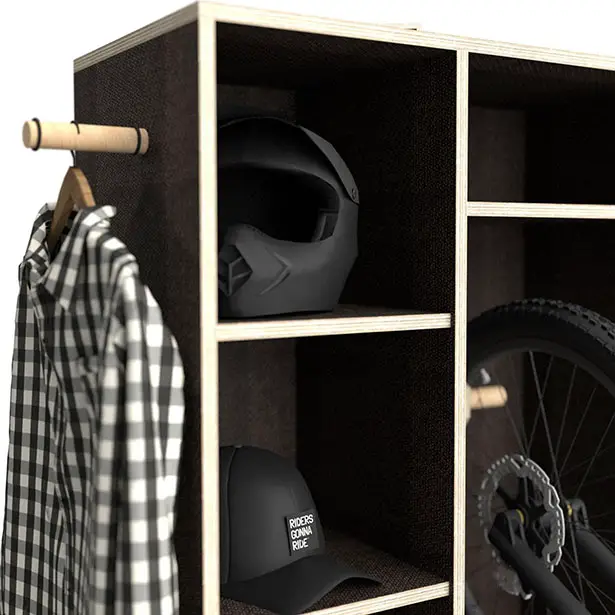 Bike Box Plex Easy - Practical Bicycle Cabinet and Storage Rack