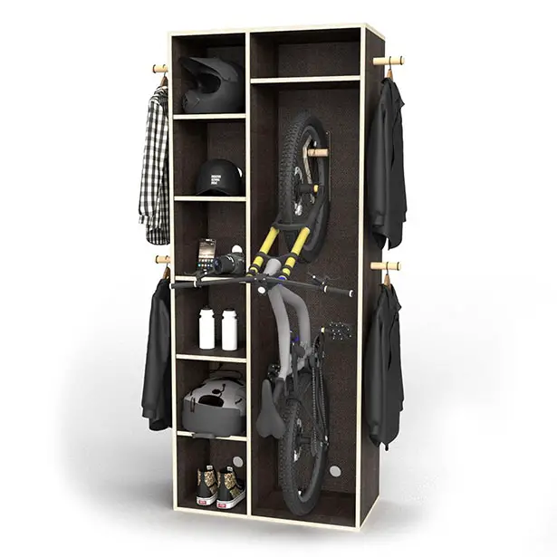 Bike Box Plex Easy - Practical Bicycle Cabinet and Storage Rack