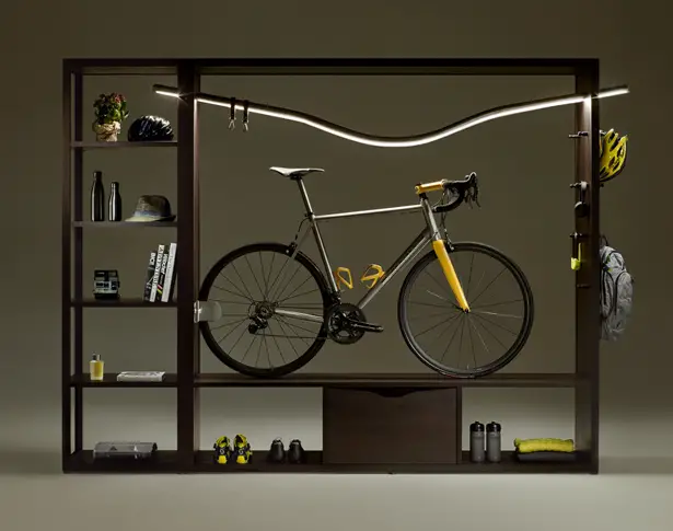Bike Shelf Tastefully Shows Off Your Bike