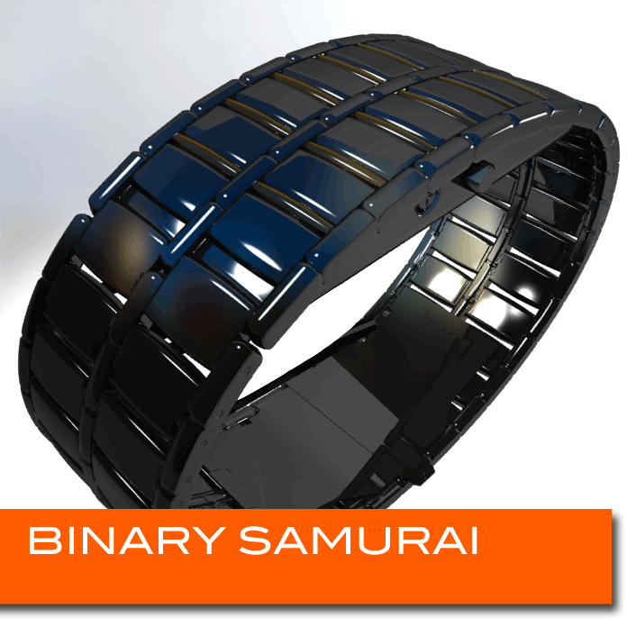 Binary Samurai Watch Concept by Scheffer Laszlo