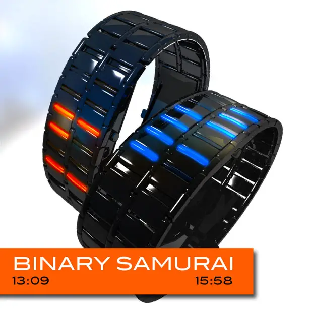 Binary Samurai Watch Concept