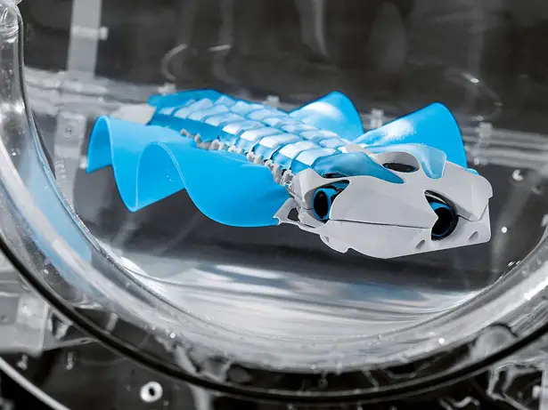 BionicFinWave Underwater Robot with Unique Fin Drive