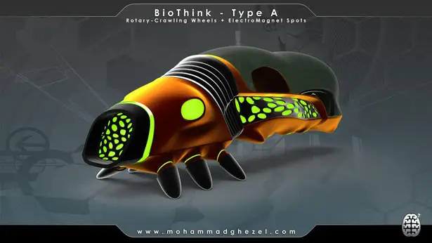 BioThink Futuristic Vehicle by Mohammad Ghezel