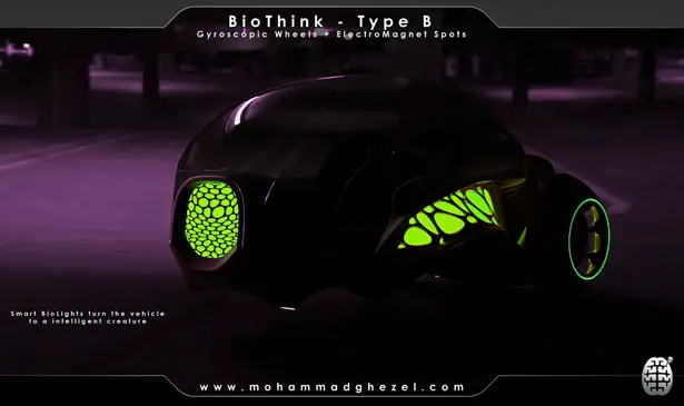 BioThink Futuristic Vehicle for Future Mega-Cities