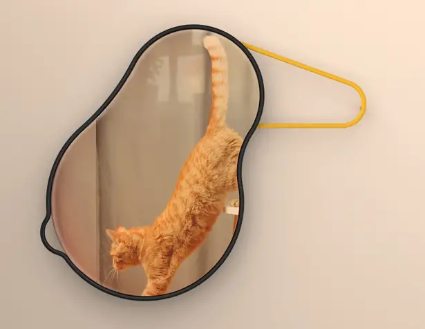 Birdie Rotational Mirror by MMUA Studio