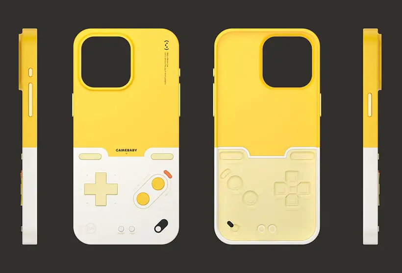 BitmoLab Game Baby iPhone 15 Case with Retro Gaming Superpowers