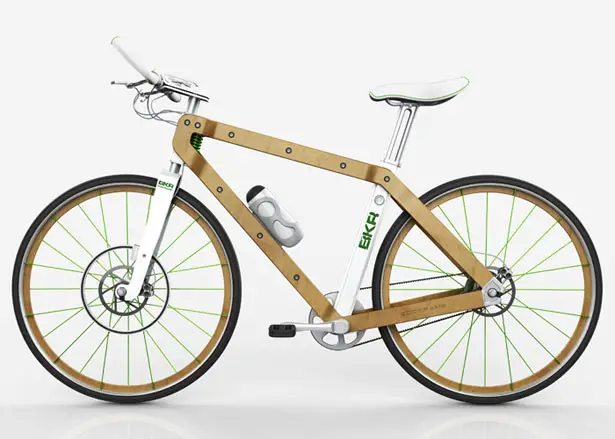 BKR Wood Frame Bicycle by Pietro Russomanno