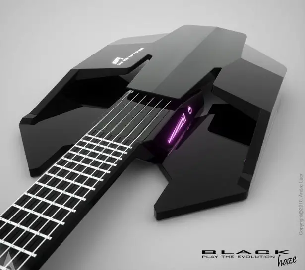 Black Haze Guitar by Andres Lüer Solorza