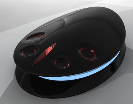 black mouse sensor