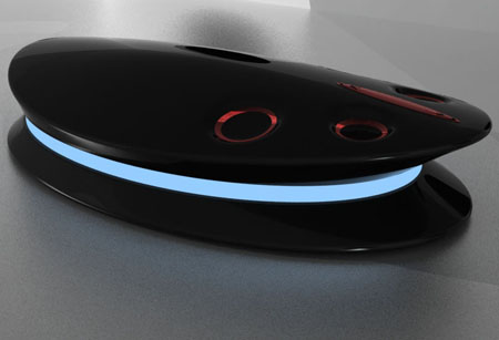 black mouse sensor