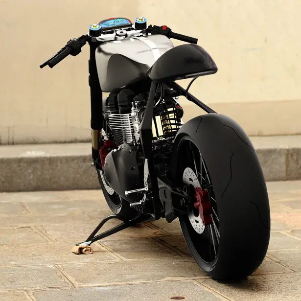 Black Shadow H-E Concept Motorcycle by Mark Norton Menéndez