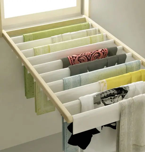 Blindry Window Blind and Laundry Rack by Kim Bobin and Ko Kyungeun