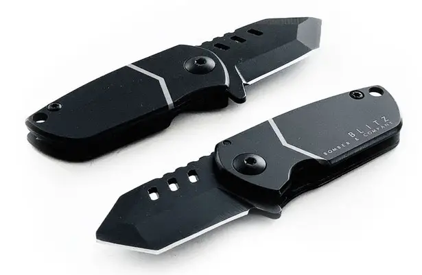 BLITZ Mini Tactical Pocket Knife Straight Edge Edition