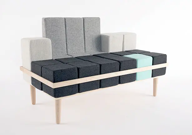 Bloc'd Sofa by Scott Jones