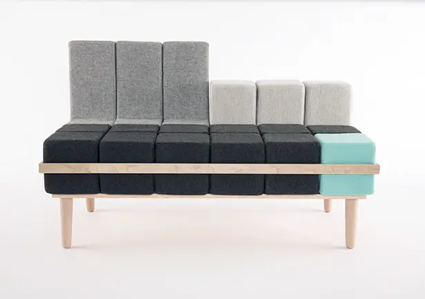 Bloc'd Sofa by Scott Jones