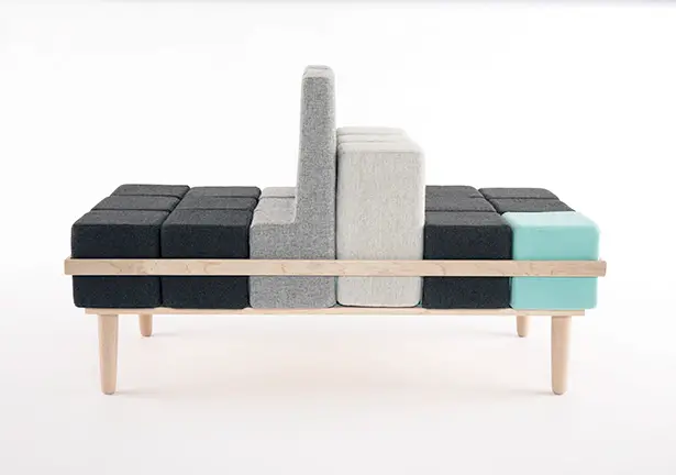 Bloc’d Sofa : Modular Seating Solution by Scott Jones