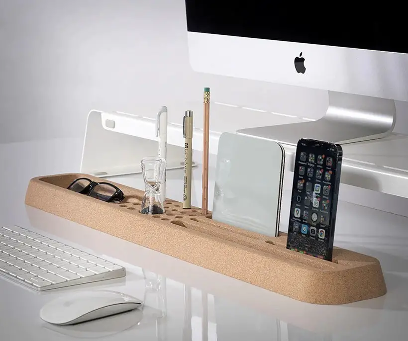 Bloc: Eco-Friendly Cork Desk Organizer