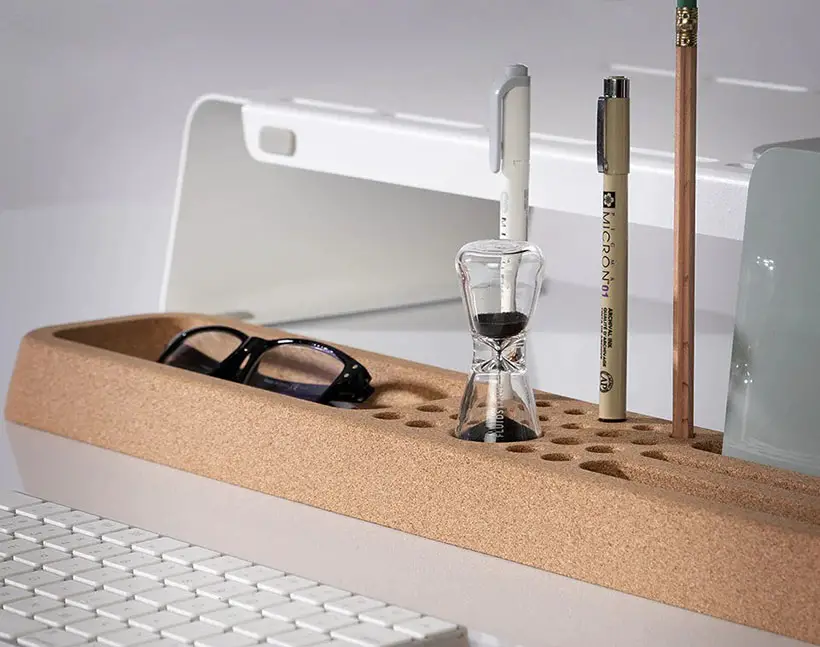 Bloc: Eco-Friendly Cork Desk Organizer