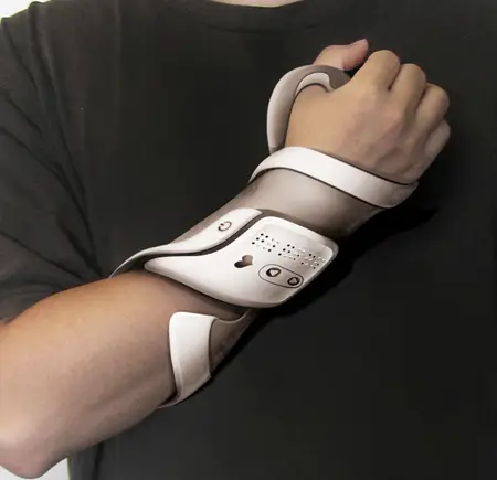 Easy To Use Strap-On Blood Pressure Monitor For The Blind And Visually Impaired Has Braille Display