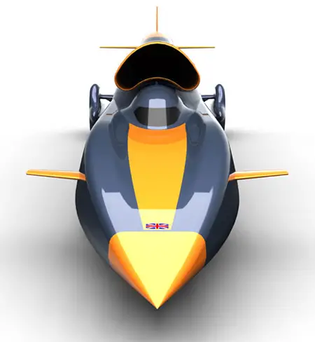 Bloodhound SSC Faster than Magnum Bullet