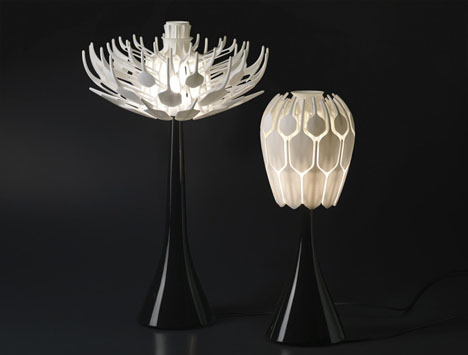 Bloom Table Lamp Blossoms Like A Flower by Patrick Jouin